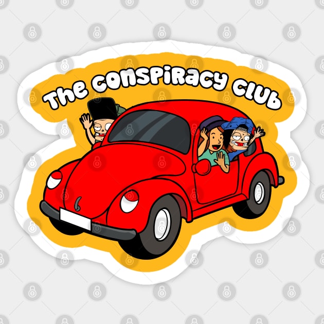 The Conspiracy Club Sticker by antonimus